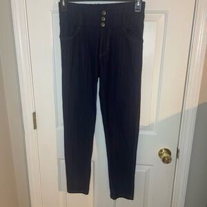 Stretch denim pants